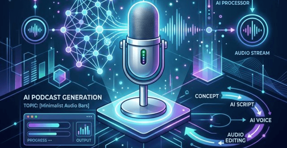 Cómo crear un podcast generado con IA usando Azure