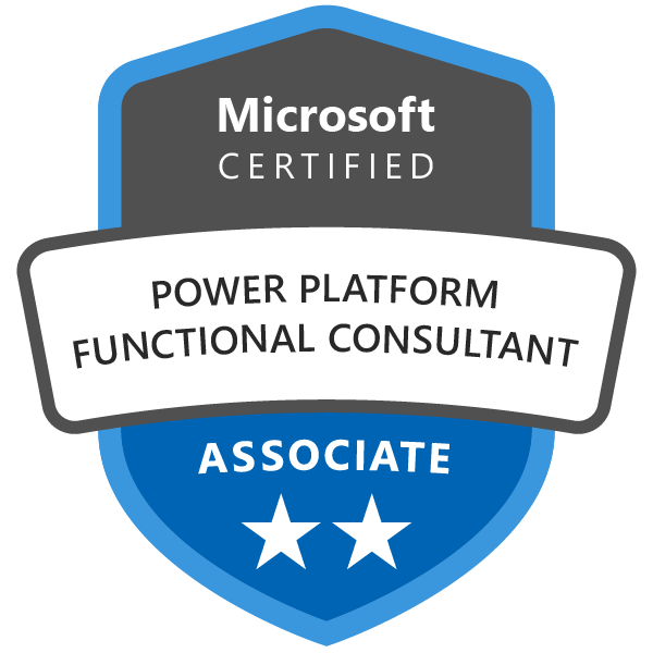 Microsoft Certified: Power Platform Functional Consultant Associate