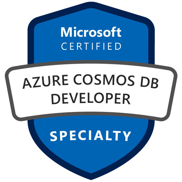 Microsoft Certified: Azure Cosmos DB Developer Specialty