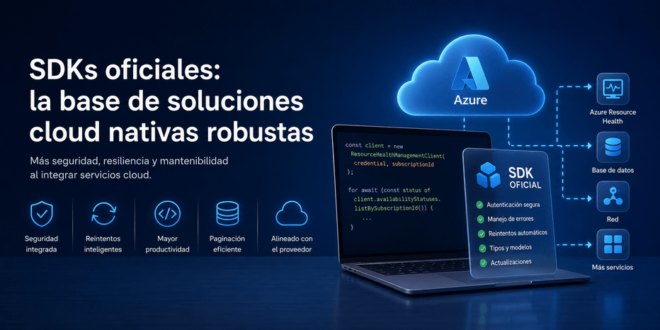 Integrar Azure Resource Health con SDK oficial: resiliencia, seguridad y modelo operativo cloud