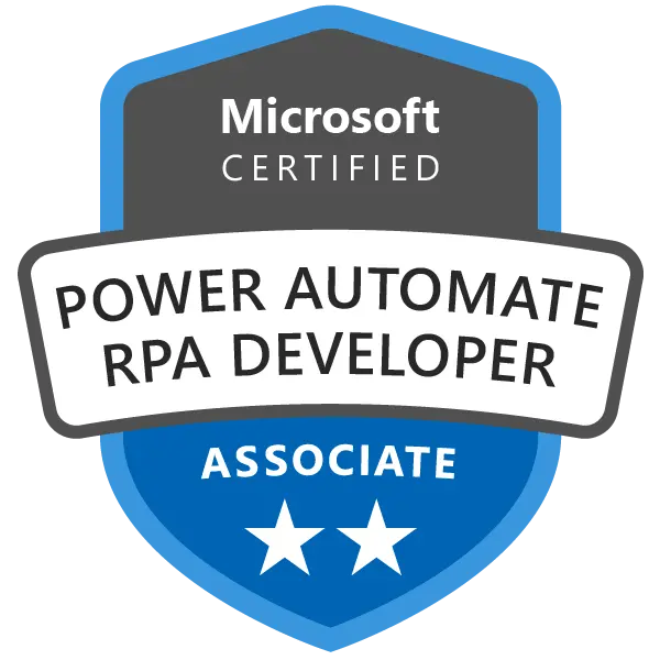 Microsoft Certified: Power Automate RPA Developer Associate